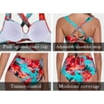 thumbnail image 4 of RELLECIGA Women's Push Up Underwire Bikini Set Bathing Suits, 4 of 8