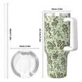 thumbnail image 4 of Salouo Green Snake for 40oz Water Bottle with Handle & Flip Straw - Stainless Steel Vacuum Insulated Tumbler-Reusable Travel Coffee Mug- Gifts for Women & Men, 4 of 8