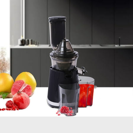 

Miumaeov Slow Juicer Machine Electric Cold Press Masticating Juice Extractor Maker with Quiet Motor & Large Feed Chute Reverse Function for Citrus Orange Fruit Vegetable