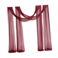 thumbnail image 4 of de mesa de gasa con arco de boda, cortinas de cenador, cubierta de mesa decorativa creativa y reutilizable práctica para suministros de fiesta borgoña, 4 of 8
