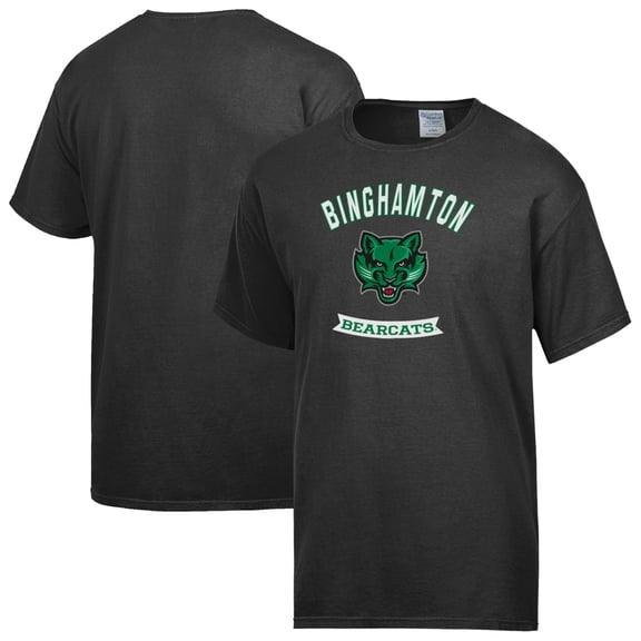 Men's ComfortWash Black Binghamton Bearcats Banner T-Shirt