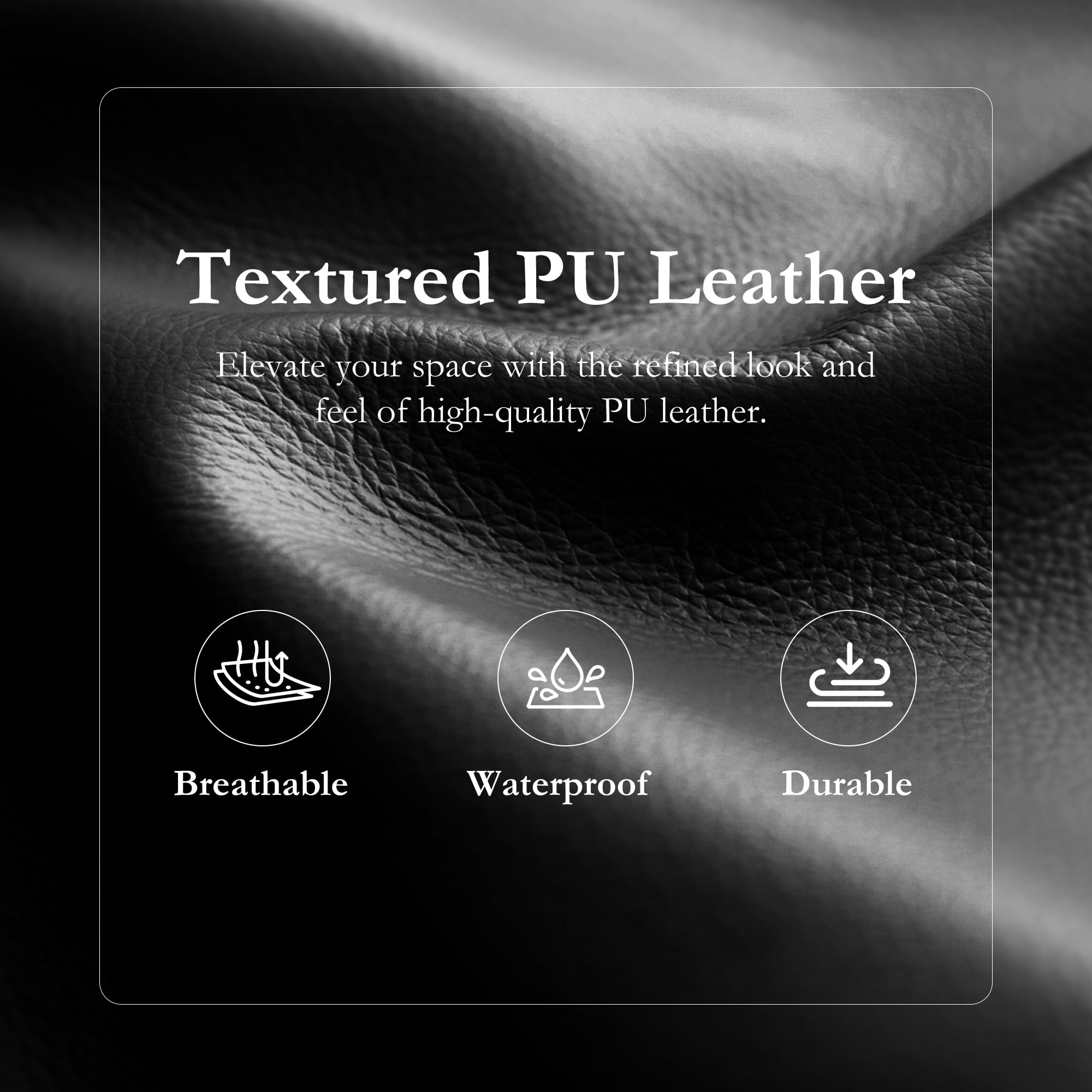 Primy Premium Executive Office Chair - Big & Tall PU Leather Reclining Chair with Footrest & Lumbar Support, 400lb Heavy Duty Ergonomic Computer Desk Chair for Home/Office, Black