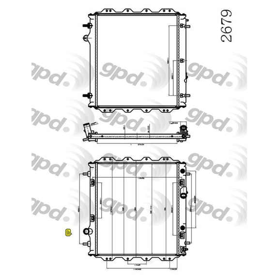 Radiator Fits select: 2003-2010 CHRYSLER PT CRUISER