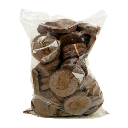 - 50 Count - Jiffy 7 Peat Pellets - Seed Starter Soil Plugs - 36 mm - Start Seedlings Indoors - Easy To Transplant To Garden