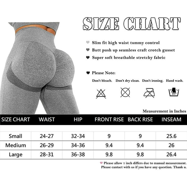 Womens Yoga Pants Seamless High Waist Butt Push up Tummy Control Gym Sport Workout  Leggings 