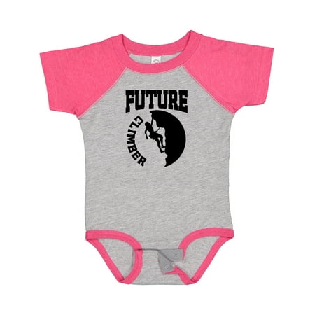 

Inktastic Climbing Future Climber Gift Baby Boy or Baby Girl Bodysuit