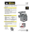 thumbnail image 5 of Molino Para Carne 1 Hp Marca Rhino Moca-12 Rhino MOCA-12, 5 of 5