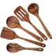 thumbnail image 1 of Precio sorpresa!Juego de utensilios de cocina de teca natural - Cuchara de cocina de agarre cómodo, cuchara de madera para cocinar - Juego de utensilios de madera para cocinar, utensilios de cocina, 1 of 6