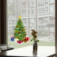 thumbnail image 4 of putnchl Christmas Window Clings Window Stickers Decor Xmas Snowman Snowflake Window Decor, 4 of 5
