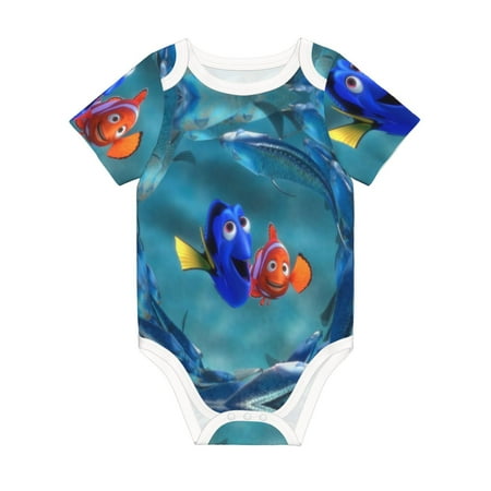 

Finding Nemo Jumpsuit Newborn Baby Bodysuit Infant Outfit 0-24Months Kids Short Clothes