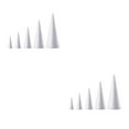 thumbnail image 3 of Decodeary Handmade Colored Painting DIY Hand Styrofoam Material Crafts for All 2.75-9.84 inch White 2.75-9.84 Inch 2Set, 3 of 6