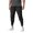 Noir, variante sur ZAXARRA Pantalon de Survêtement Décontracté pour Homme avec Poches à Glissière Léger à Séchage Rapide Pantalon de Randonnée Course