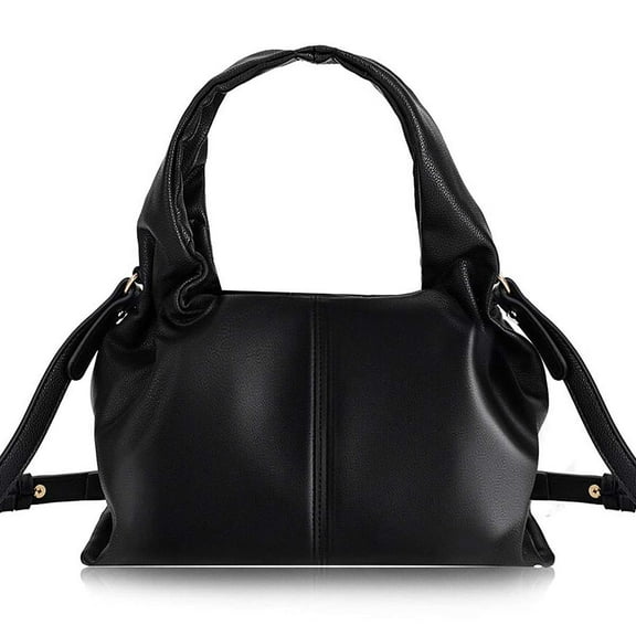 BadPiggies Women Tote Shoulder Retro Crossbody Bag Cloud Pouch Dumpling Clutch Purse with Removable Strap