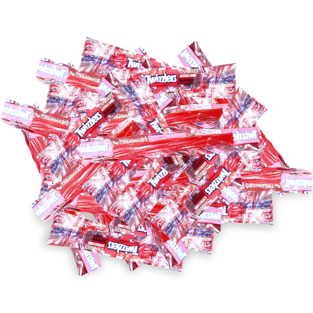 Twizzlers Strawberry Licorice Twists Candy, Strawberry Flavored Candy