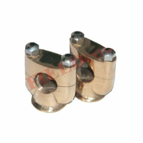 Handlebar Risers 1 Inch Custom Fit Brass Made For Bikes