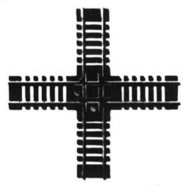 Atlas Trains 176 Ho Code 100 90 Degree Custom Crossing