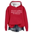 thumbnail image 1 of WEAIXIMIUNG Sweat à Capuche pour Femmes, Mode Graphique Tendance, Imprimé Lettre, Coupe Ample Décontractée, 1 of 2