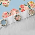 thumbnail image 4 of Feelyou Retro Rustic Flower Black Out Curtains, Romantic Cartoon Love Heart Curtains Pack of 2 (42x63 Each), Teens Kids Boys Girls Bedroom Curtains, Black Out Curtains Decor, 4 of 6