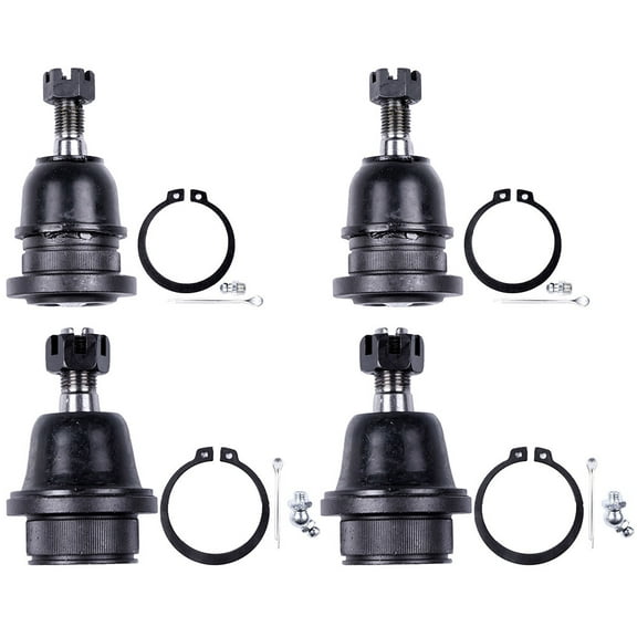 ECCPP 4pcs Front Lower Ball Joint Front Upper Ball Joint fit for 2005-2015 For Toyota For Tacoma