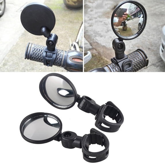 OUNONA 2 Pairs Handlebar Bike Mirrors for Handlebars Road