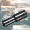 thumbnail image 5 of Uxcell 2pcs 6 Points Impact Socket 13mm Shallow Metric Hex Socket 1/2" Square Drive Electrophoretic Coating CR-V Steel for Industrial Grade Spindle Axle Nut Socket, Black, 5 of 7