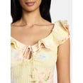 thumbnail image 4 of Madden NYC Women's Ruffle Top, Sizes XXS-XXL, 4 of 5