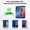thumbnail image 2 of Tekcoo Cases for Motorola Moto G Play 2024, [Buit-in Screen Protector] Combo Holster Belt Clip [Heavy Duty] [Kickstand] Full-Body Rugged Holster Case -Green, 2 of 9