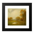 thumbnail image 2 of Julian Onderdonk 13x12 Black Modern Framed Museum Art Print Titled - Autumn's Pond, 2 of 5