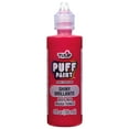 thumbnail image 1 of Tulip Puff Dimensional Fabric Paint, Deep Red, 4 fl. oz., Nontoxic, Liquid, Permanent, Flexible, Machine Washable, 3D Texture, 1 of 7