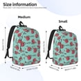 thumbnail image 3 of Lsque Snowflake Hot Cocoa Pattern Canvas Daypack, Durable Backpack, High-quality Versatile Backpack,Vintage Compact Backpack-Small, 3 of 6