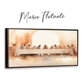 thumbnail image 3 of Cuadro Ultima Cena En Lienzo Canvas Opción De Marco Flotante, 3 of 4