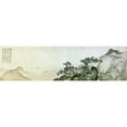 thumbnail image 2 of Yin, Tang 24x9 Black Modern Framed Museum Art Print Titled - Dreaming Of Immortality In A Thatched Cottage, 2 of 4