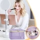 thumbnail image 4 of Holiday Open Lid Cosmetic Bag Travel Large Capacity Cosmetic Bag Aesthetics Breathable Mesh Cosmetic Bag Ladies Cosmetic Bag, 4 of 6