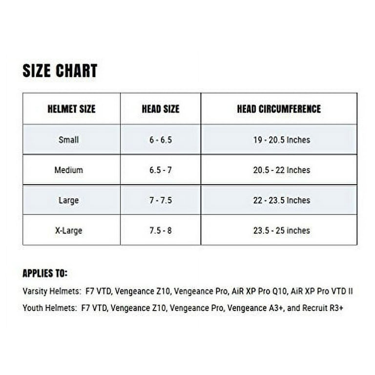 Schutt Adult Air Xp Pro Vtd II (No Mask) All Colors & Sizes Schutt Adult Air Xp Pro Vtd II (No Mask) All Colors & Sizes