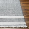 thumbnail image 3 of Hauteloom Loic Recycled Material Living Room, Bedroom Area Rug - Gray - 5' x 7'6", 3 of 9