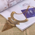 thumbnail image 4 of Collier Déclaration Collier en Alliage de Décor Triangle Créatif pour les Femmes, 4 of 10