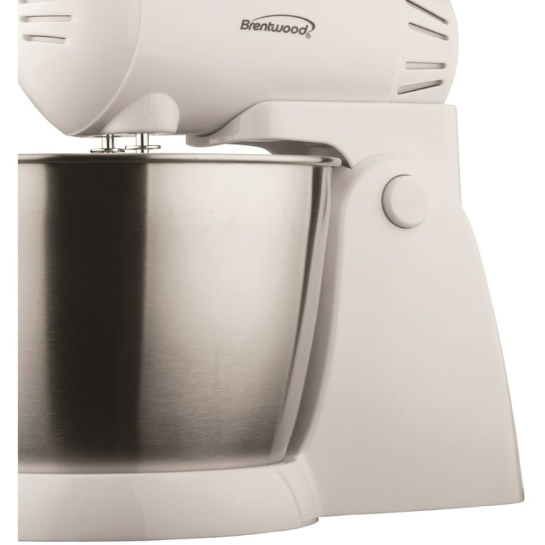 (White) - Brentwood SM-1152 5-Speed Stand Mixer with Bowl