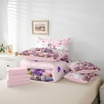 thumbnail image 6 of Homewish Luxury Princess Castle 7-Piece Twin Bedding Sets,Brauty Flower Floral Bedding Comforter Set,Fairy Tale Theme Sheet Sets For Girrl Kids,Breathable Home Decor Reversible, 6 of 8