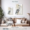 thumbnail image 3 of Elephant Stock River Heron I Wall Art - Vertical Multi Panel Canvas - Living Room Wall Decor - Animal Multi Panel - Blue And Brown Decor By Eva Watts - 14" x 23", 3 of 4