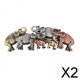 thumbnail image 1 of Broches para El Cabello Fernando Vintage 2 piezas pinzas francesas de metal, 1 of 8
