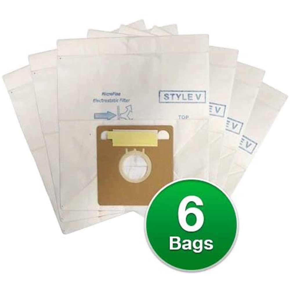 Eureka Type V vacuum bags For Canister 52358, 576898, 52358A, 6865