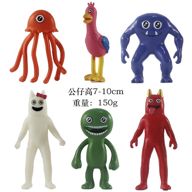 6 uds-12 uds/set Garten of Banban figuras juguetes PVC Garden of banban figurita modelo muñecas para niños regalo en Stock qym unisex
