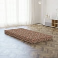 thumbnail image 5 of Spring Foldable Mattress, Retro Tulips Flowers, 74.8" x 35.4", Cocoa Coral Cream, by Ambesonne, 5 of 6