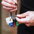 thumbnail image 4 of KAKOWELY 60pcs Blank Key Tags Acrylic Key Identification Blanks With Split Rings For Rentals And Labeling Diy Keychains Accessories,1.34X"X1.34"X0.04", 4 of 4