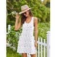 thumbnail image 2 of Ekouaer Nightgowns for Women Cotton Night Gown Tank Sleeveless Sleepshirt Racerback Nightdress Chemise Sleepwear, 2 of 6