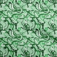 thumbnail image 1 of oneOone Georgette Viscose Green Fabric Abstract Diy Clothing Quilting Fabric Print Fabric By Yard 42 Inch Wide, 1 of 4
