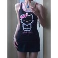 thumbnail image 1 of Vestido Kawaii de Hello Kitty Y2K para chica picante, falda Sexy ajustada con tirantes, falda estampada con tiras, regalo para niña Sanrio de dibujos animados, 1 of 4