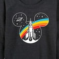 thumbnail image 3 of Mickey & Friends - Mickey Head Retro Space - Women's Lightweight French Terry Long Sleeve Shirt, 3 of 5
