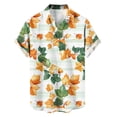 thumbnail image 5 of Gamivast Hawaiian Shirts Sunrise Palm Tree Graphic Beach Shirts Button Down Short Sleeve Casual Shirts Lightweight Soft Breathable Summer Travel, 5 of 6