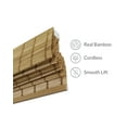 thumbnail image 4 of Chicology 31"W x 64"H Deer Cordless Bamboo Roman Shades, Natural Woven Wood, Light Filtering, Safe for Kids & Pets, 4 of 7